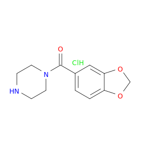 苯并[1,3]1,3-二氧杂环戊烯-5-基-哌嗪-1-基-甲酮盐酸盐