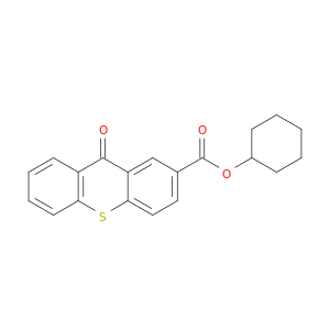 9H-Thioxanthene-2-carboxylic acid, 9-oxo-, cyclohexyl ester