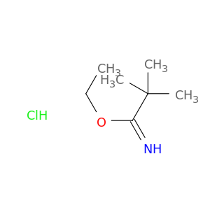 Propanimidic acid, 2,2-dimethyl-, ethyl ester, hydrochloride