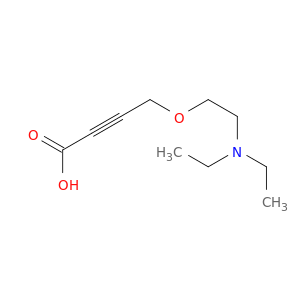 2-Butynoic acid, 4-[2-(diethylamino)ethoxy]-
