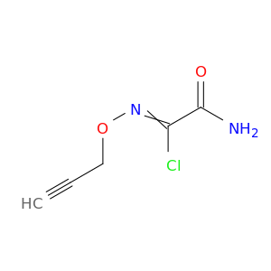 Ethanimidoyl chloride, 2-amino-2-oxo-N-(2-propynyloxy)-