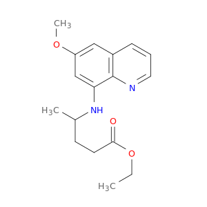 Pentanoic acid, 4-[(6-methoxy-8-quinolinyl)amino]-, ethyl ester