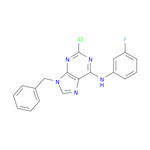 9H-Purin-6-amine,2-chloro-N-(3-fluorophenyl)-9-(phenylmethyl)-
