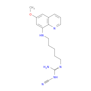 1-cyano-2-{5-[(6-methoxyquinolin-8-yl)amino]pentyl}guanidine
