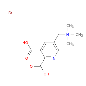 3-Pyridinemethanaminium, 5,6-dicarboxy-N,N,N-trimethyl-, bromide