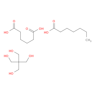 adipic acid; 2,2-bis(hydroxymethyl)propane-1,3-diol; heptanoic acid