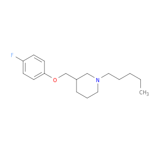 Piperidine, 3-[(4-fluorophenoxy)methyl]-1-pentyl-