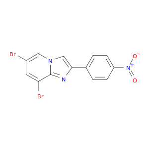 Imidazo[1,2-a]pyridine, 6,8-dibromo-2-(4-nitrophenyl)-