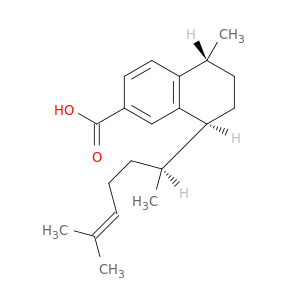 2-Naphthalenecarboxylicacid, 8-[(1S)-1,5-dimethyl-4-hexen-1-yl]-5,6,7,8-tetrahydro-5-methyl-, (5R,8S)-