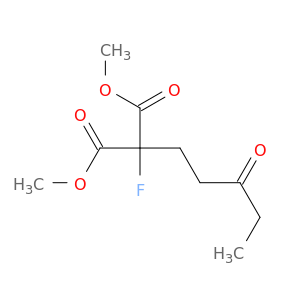 Propanedioic acid, fluoro(3-oxopentyl)-, dimethyl ester