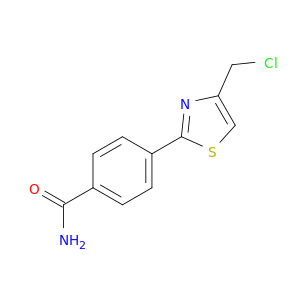 4-[4-(Chloromethyl)-1,3-thiazol-2-yl]benzamide