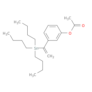 Phenol, 3-[1-(tributylstannyl)ethenyl]-, acetate