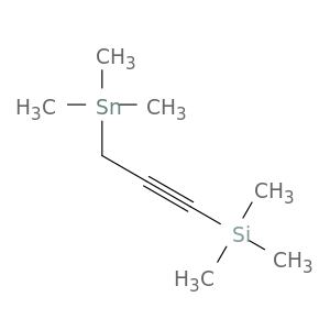 Silane, trimethyl[3-(trimethylstannyl)-1-propynyl]-