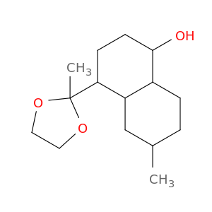 1-Naphthalenol, decahydro-6-methyl-4-(2-methyl-1,3-dioxolan-2-yl)-