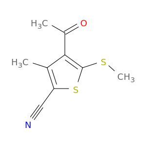 4-ACETYL-3-METHYL-5-(METHYLTHIO)THIOPHENE-2-CARBONITRILE