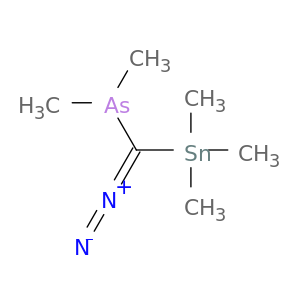 Arsine, [diazo(trimethylstannyl)methyl]dimethyl-