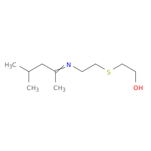 Ethanol, 2-[[2-[(1,3-dimethylbutylidene)amino]ethyl]thio]-