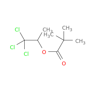 Propanoic acid, 2,2-dimethyl-, 2,2,2-trichloro-1-methylethyl ester