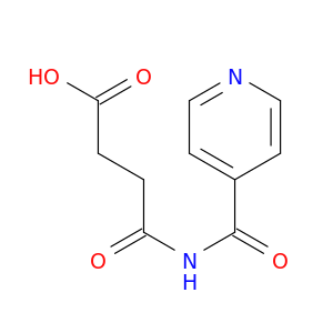 Butanoic acid, 4-oxo-4-[(4-pyridinylcarbonyl)amino]-