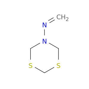 4H-1,3,5-Dithiazin-5(6H)-amine, N-methylene-