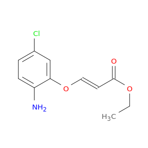 2-Propenoic acid, 3-(2-amino-5-chlorophenoxy)-, ethyl ester, (2E)-