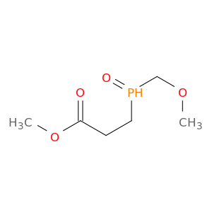 Propanoic acid, 3-(methoxymethylphosphinyl)-, methyl ester