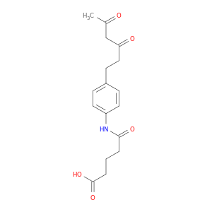 Pentanoic acid, 5-[[4-(3,5-dioxohexyl)phenyl]amino]-5-oxo-