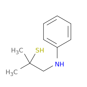 2-Propanethiol, 1-anilino-2-methyl-