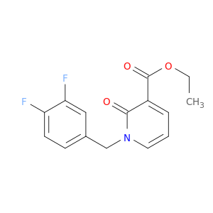Ethyl 1-(3,4-difluorobenzyl)-2-oxo-1,2-dihydropyridine-3-carboxylate