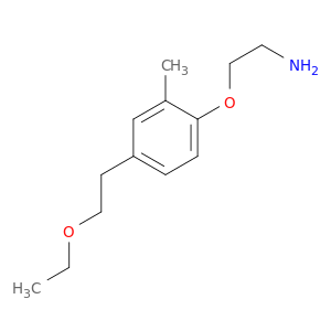 Ethanamine, 2-[4-(2-ethoxyethyl)-2-methylphenoxy]-