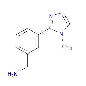 [3-(1-methyl-1H-imidazol-2-yl)phenyl]methanamine