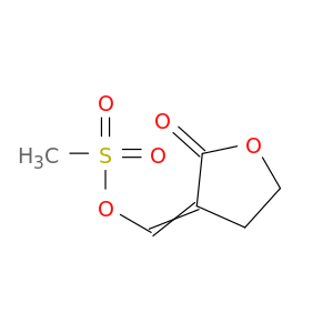 2(3H)-Furanone, dihydro-3-[[(methylsulfonyl)oxy]methylene]-