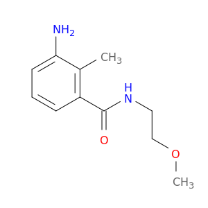 3-Amino-N-(2-methoxyethyl)-2-methylbenzamide
