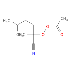 Ethaneperoxoic acid, 1-cyano-1,4-dimethylpentyl ester