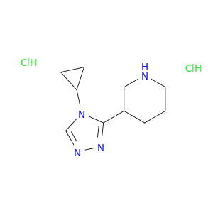 哌啶,3-(4-环丙基-4H-1,2,4-三唑-3-基)-,盐酸盐(1：2)