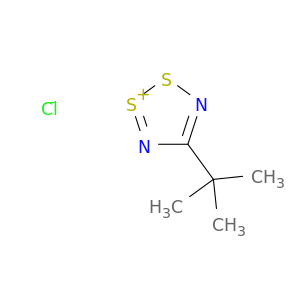 1,2,3,5-Dithiadiazol-1-ium, 4-(1,1-dimethylethyl)-, chloride