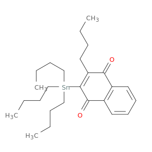 1,4-Naphthalenedione, 2-butyl-3-(tributylstannyl)-