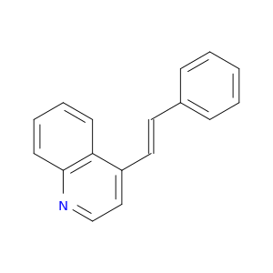 Quinoline, 4-[(1E)-2-phenylethenyl]-