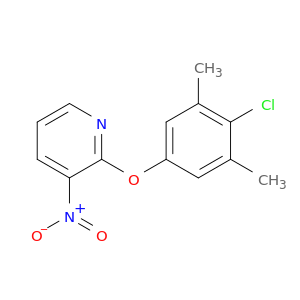 Pyridine,2-(4-chloro-3,5-dimethylphenoxy)-3-nitro-