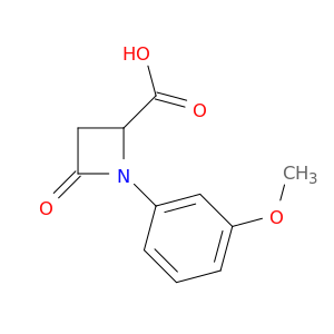 2-Azetidinecarboxylic acid, 1-(3-methoxyphenyl)-4-oxo-