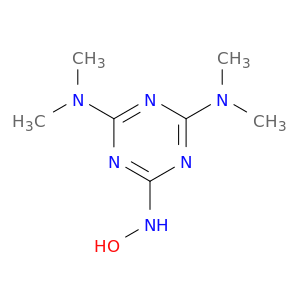 1,3,5-Triazin-2(1H)-one, 4,6-bis(dimethylamino)-, oxime