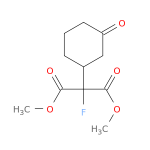 Propanedioic acid, fluoro(3-oxocyclohexyl)-, dimethyl ester