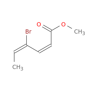 2,4-Hexadienoic acid, 4-bromo-, methyl ester, (Z,E)-