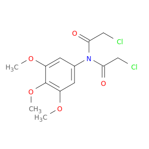 2-氯-N-(2-氯乙酰基)-N-(3,4,5-三甲氧基苯基)乙酰胺