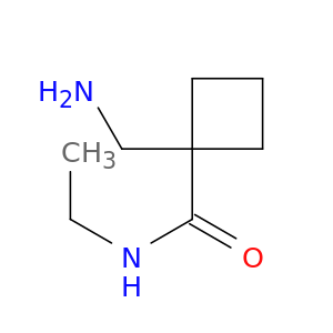 1-(Aminomethyl)-N-ethylcyclobutane-1-carboxamide