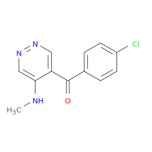 Methanone, (4-chlorophenyl)[5-(methylamino)-4-pyridazinyl]-