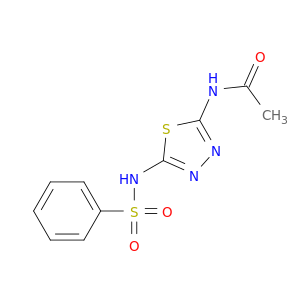 N-[5-[(苯磺酰基)氨基]-1,3,4-噻唑-2-基]乙酰胺