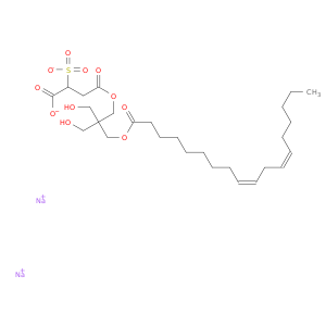 丁二烯酸,磺酸,4-[2,2-双(羟甲基)-3-[(1-氧代-9,12-十八二加噻吩基)丙基酯,二钠盐,(Z,Z)-