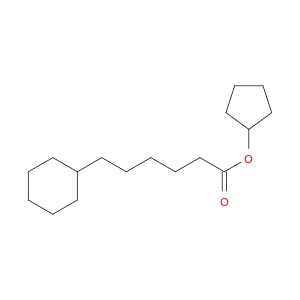 Cyclohexanehexanoic acid, cyclopentylester