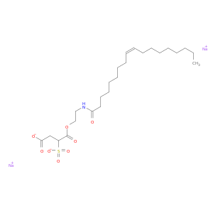 Disodium (Z)-(2-((1-oxooctadec-9-enyl)amino)ethyl) 2-sulphonatosuccinate